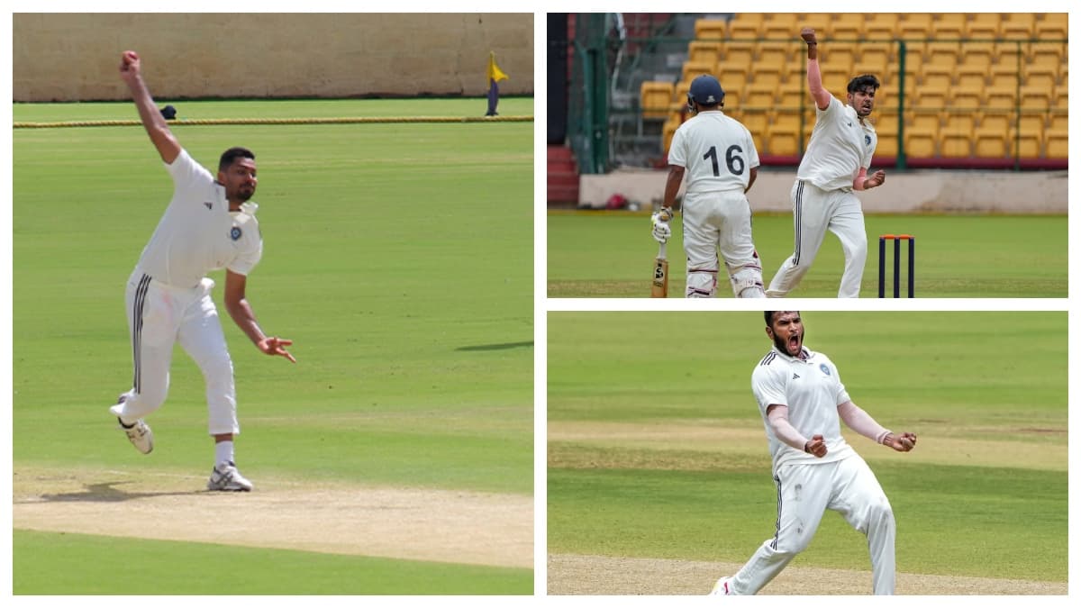 Duleep Trophy 2024: पहले दिन दिखा गेंदबाजों का दबदबा, हर्षित-विजय कुमार समेत इन बॉलर्स ने जमकर बिखेरी चमक