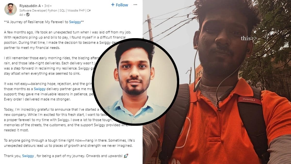 सॉफ्टवेयर डेवलपर कैसे बना Swiggy का डिलीवरी बॉय? Linkedin पर वायरल पोस्ट में बताया सच