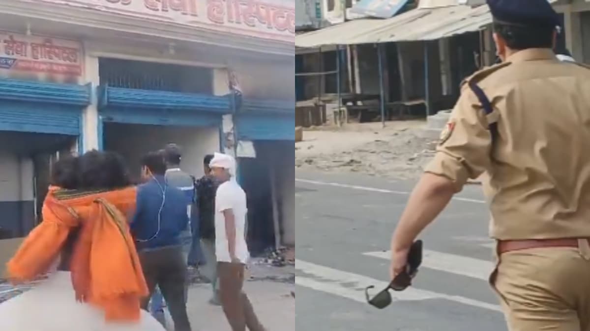 विसर्जन के दौरान भड़की हिंसा की आग में सुलगा बहराइच, हालात संभालने पिस्टल लेकर उतरे एडीजी