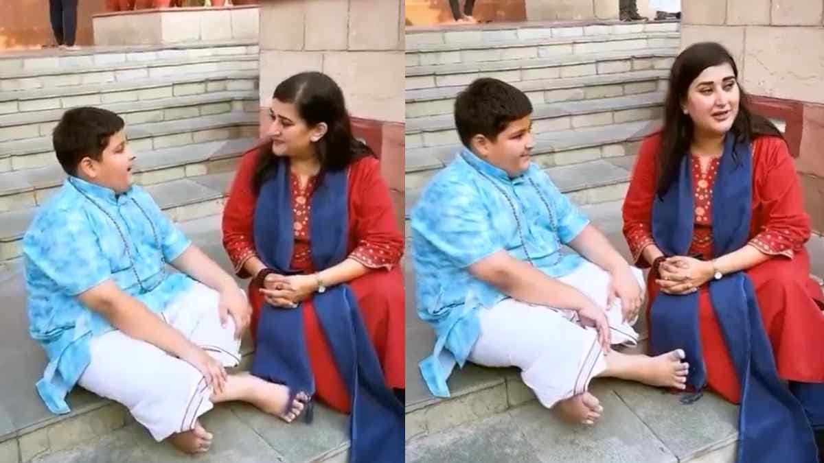 पैर छू लूं या माथा चूम लूं....अभिनव अरोड़ा के साथ सांसद बांसुरी स्वराज का वीडियो वायरल