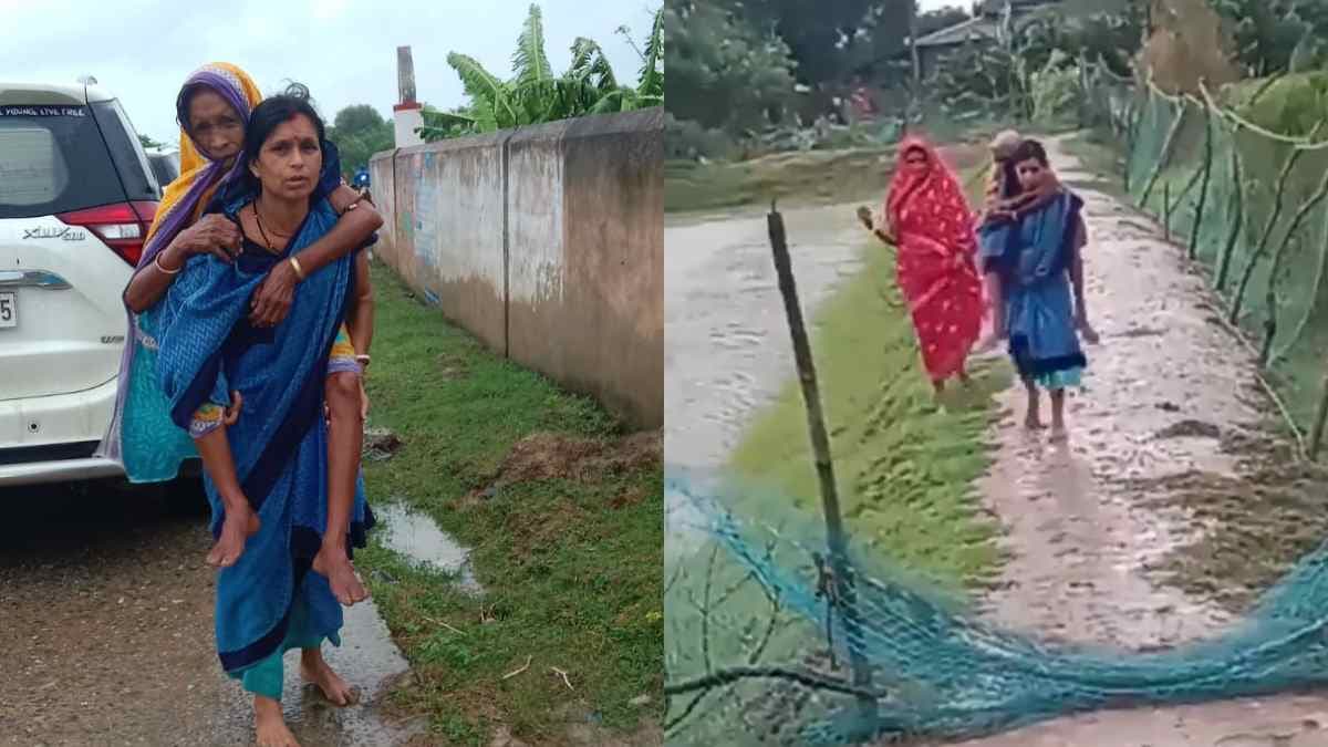 Cyclone Dana : बुजुर्ग की जान बचाने आगे आई आशा कार्यकर्ता, काम देखकर सलाम कर रहे लोग