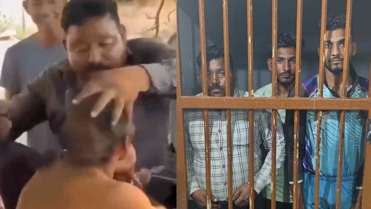 Video: दबंगों ने एक शख्स का सिर मुंडवा निकाला जुलूस, झांसी से 4 को उठा ले गई पुलिस