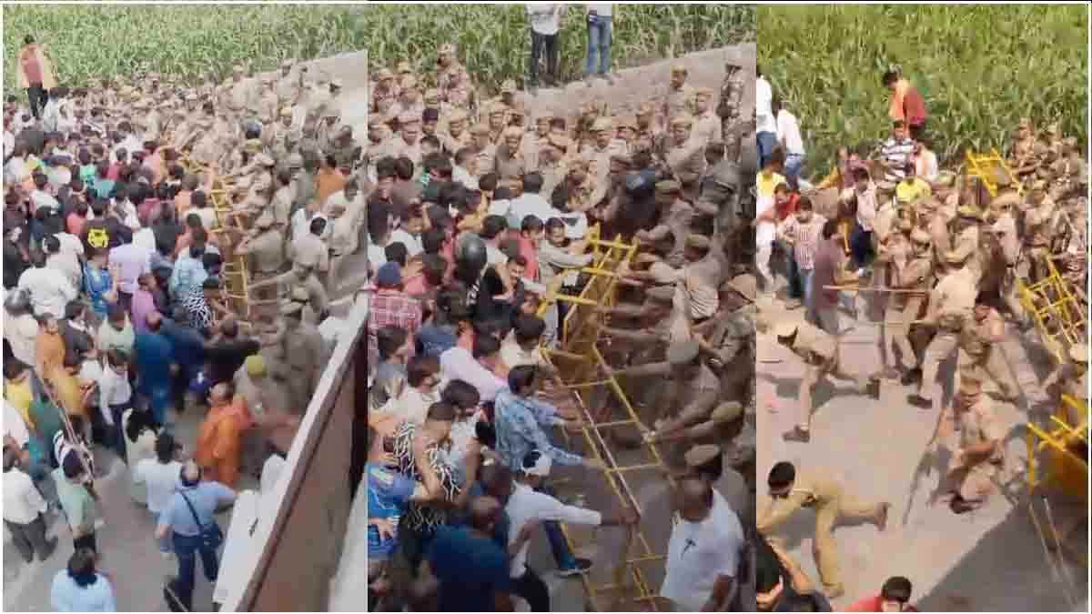 महापंचायत पर बवाल, लाठीचार्ज, भगदड़...गाजियाबाद में डासना मंदिर के बाहर जुटे 36 बिरादरियों के लोग