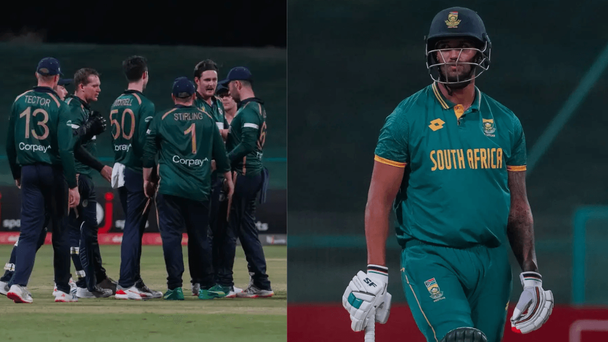 SA vs IRE: अफ्रीका को हरा आयरलैंड ने रचा इतिहास, 34 वर्षीय खिलाड़ी ने प्रोटियाज टीम को अकेले पिलाया पानी