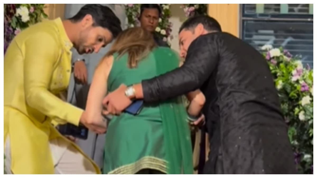 Sussanne Khan के साथ दिवाली पार्टी में हादसा! सीढ़ियों से फिसला पैर