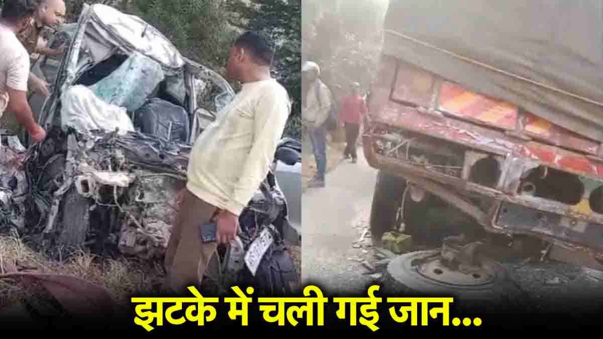 ग्रेटर नोएडा एक्सप्रेसवे पर भीषण हादसा, 5 लोगों की मौके पर मौत, खड़े कैंटर में घुसी कार