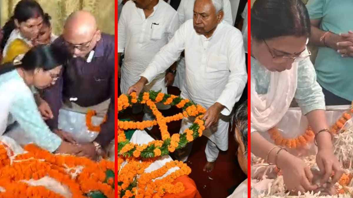 Sharda Sinha के घर से आईं ताजा तस्वीरें और वीडियो, CM नीतीश समेत पहुंची लोगों की भीड़