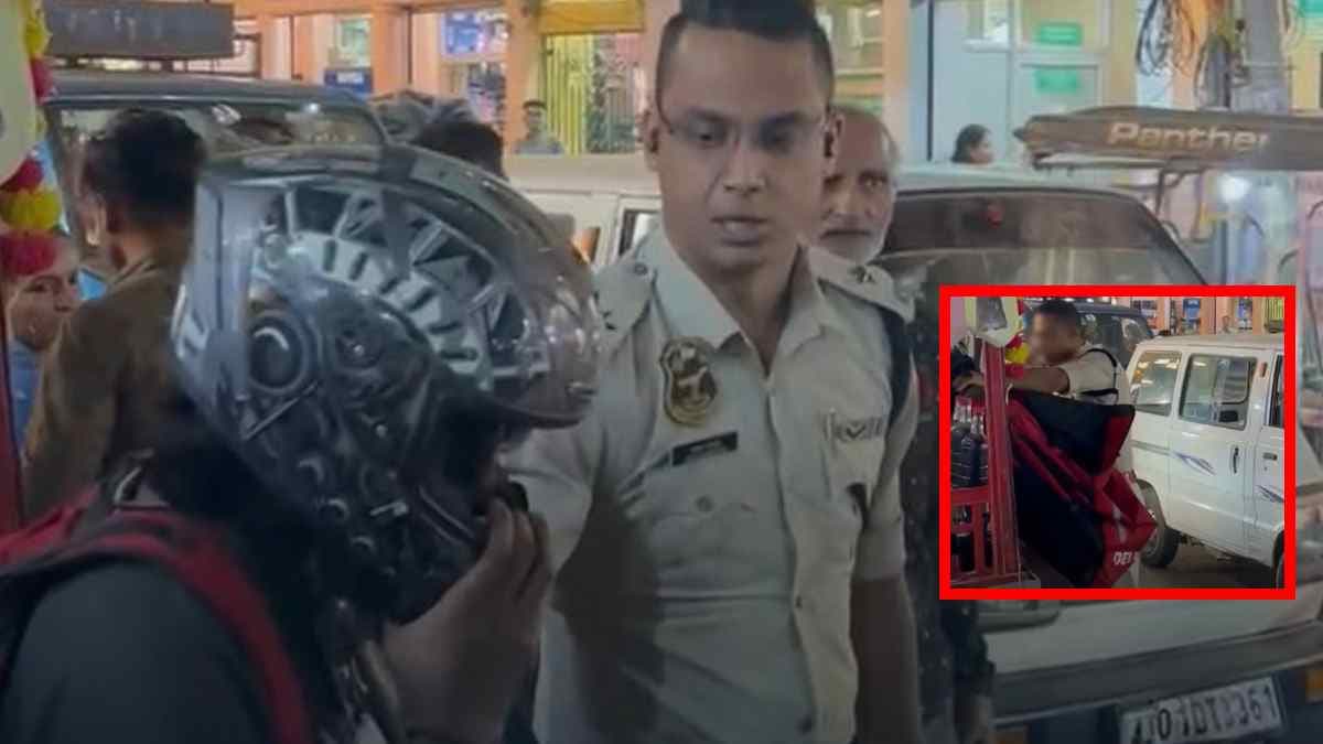 बीच सड़क डिलीवरी बॉय को पीटते पुलिसकर्मी का वीडियो वायरल, DGP ने तुरंत लिया एक्शन, निकाली अकड़!