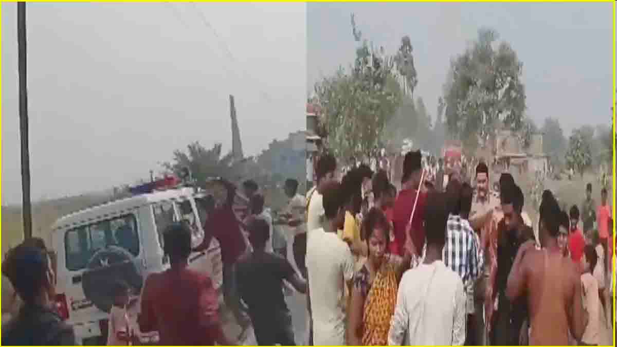 बिहार में पुलिस टीम पर हमला, दरोगा ने तानी बंदूक, Video में देखें फिर क्या हुआ?