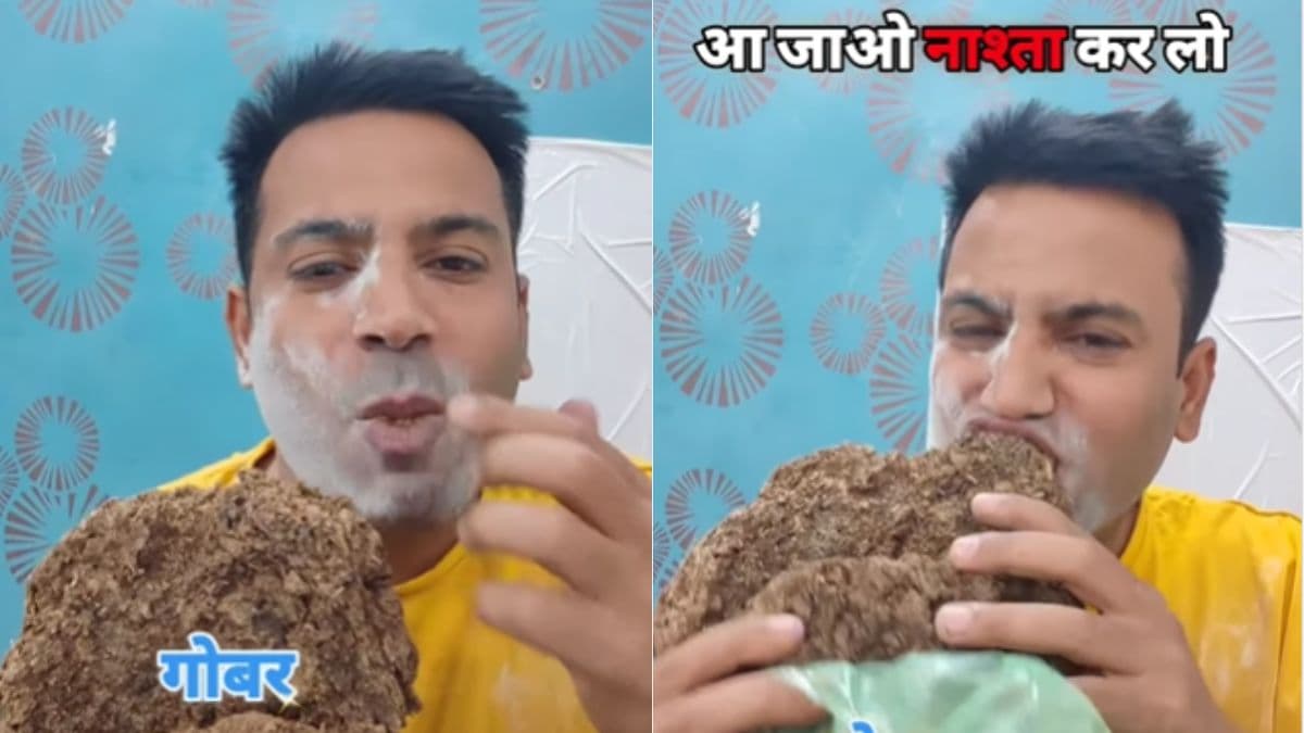 Watch: घिनौनेपन की सारी हदें पार! नाश्ते के नाम पर गोबर खाते दिखे पुनीत सुपरस्टार, वीडियो हो रहा वायरल