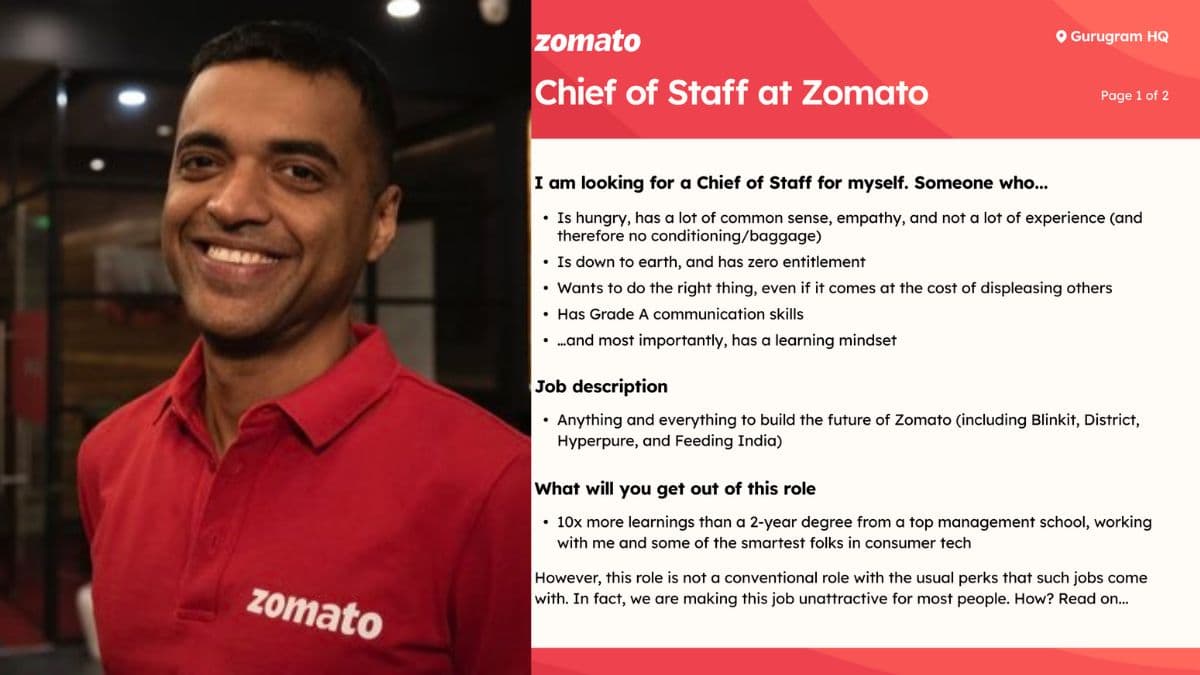 Zomato CEO दीपिंदर गोयल का यूनिक जॉब ऑफर में आया नया ट्विस्ट, रिजेक्ट होंगे ये कैंडिडेट