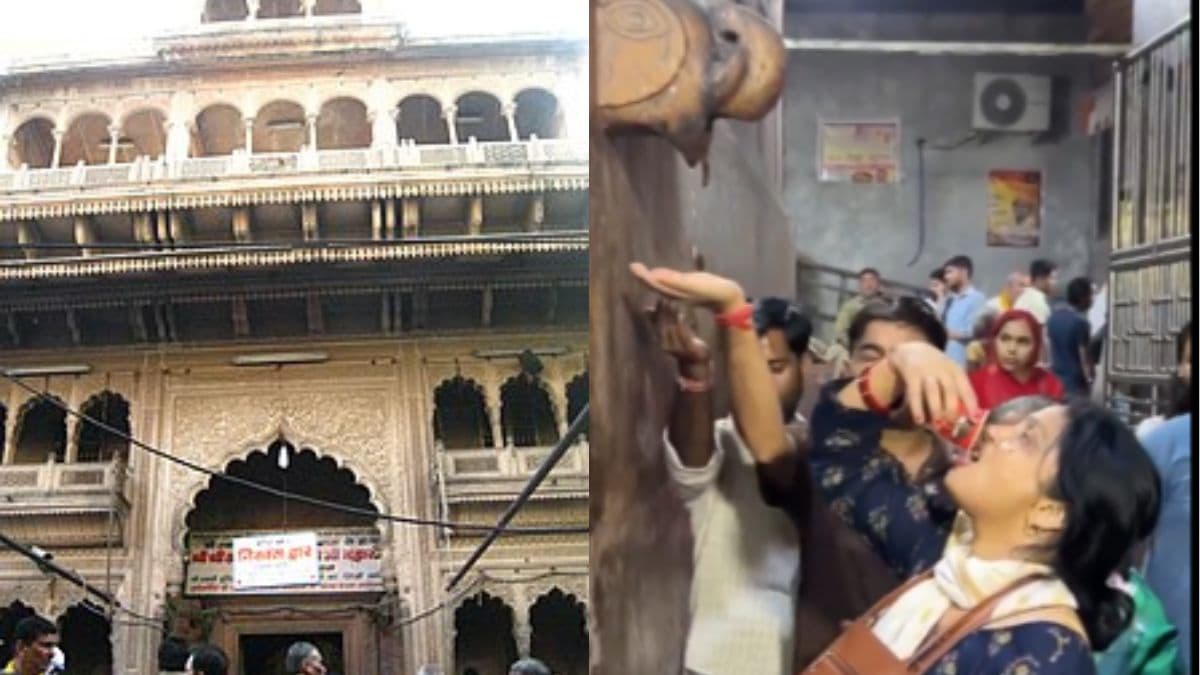 बांके बिहारी मंदिर के वायरल वीडियो पर नया खुलासा, AC का नहीं है पानी