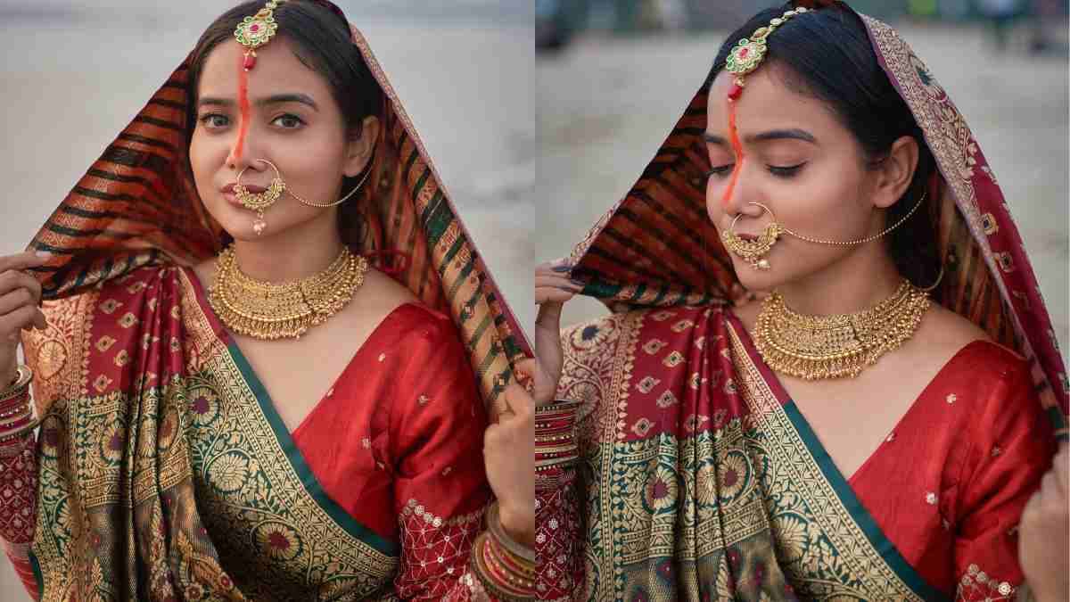 Manisha Rani की मांग में किसके नाम का सिन्दूर? दुल्हन की तरह लाल साड़ी में सजी Bigg Boss एक्स कंटस्टेंट
