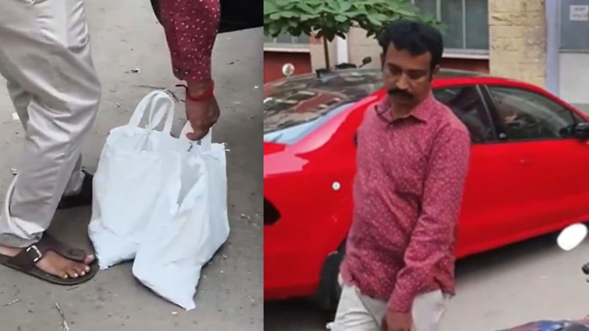 पत्नी को एलिमनी देने का मिला आदेश तो थैलियों में सिक्के भरकर कोर्ट पहुंचा शख्स, देखें वीडियो