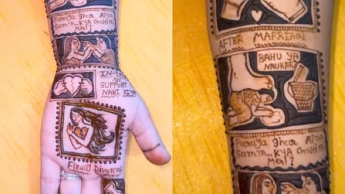 'आखिरकार तलाक हो गया', नहीं देखी होगी ऐसी मेहंदी, महिला ने Video में शेयर किया टूटी शादी का दर्द