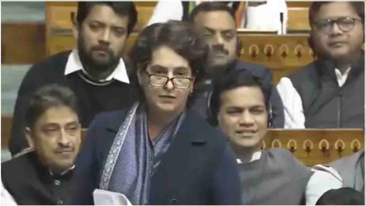Samvidhan Pe Charcha: प्रियंका गांधी बोलीं- देश फिर उठेगा, हक की लड़ाई लड़ेगा, न्याय मांगेगा...सत्यमेव जयते