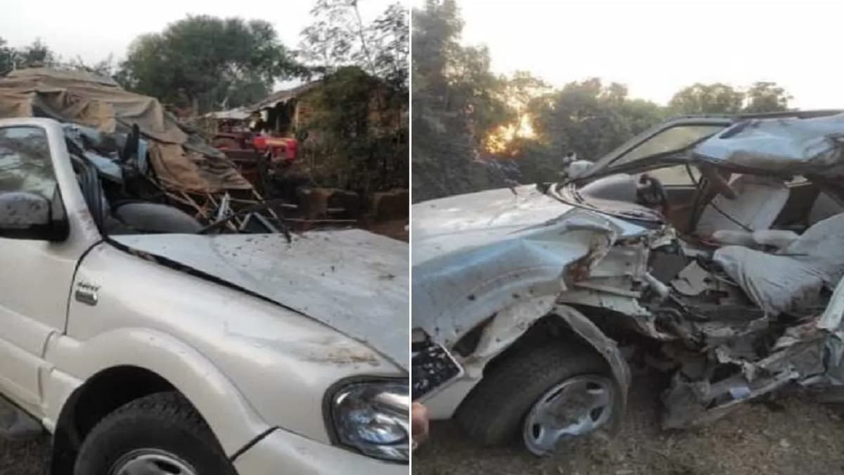 15 सेकंड में 5 लोगों की मौत, एक चूक ने कराया हादसा, राजस्थान में कैंटर से भिड़ी टाटा सफारी