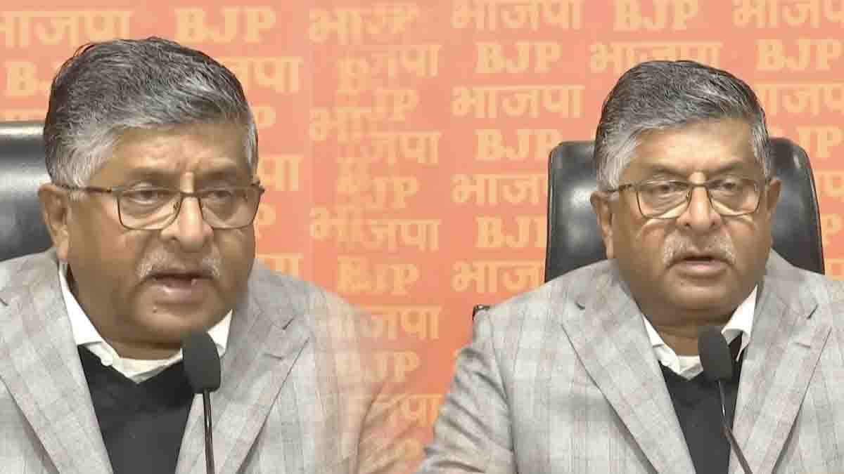 अंबेडकर विवाद पर नहीं थम रहा सियासी संग्राम, रविशंकर बोले- हम करेंगे कांग्रेस को बेनकाब