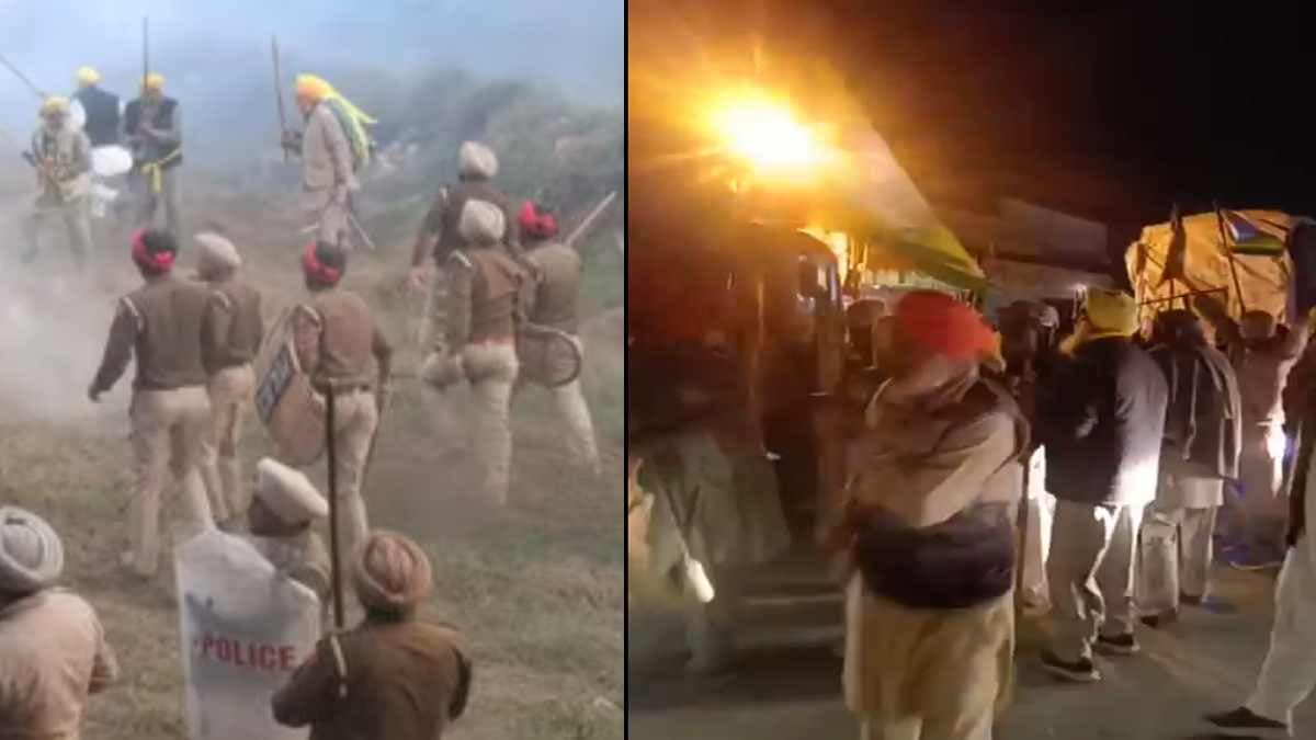 पंजाब में किसानों की पुलिस से हिंसक झड़प, SHO के दोनों हाथ टूटे; कई अफसर घायल... जानें मामला
