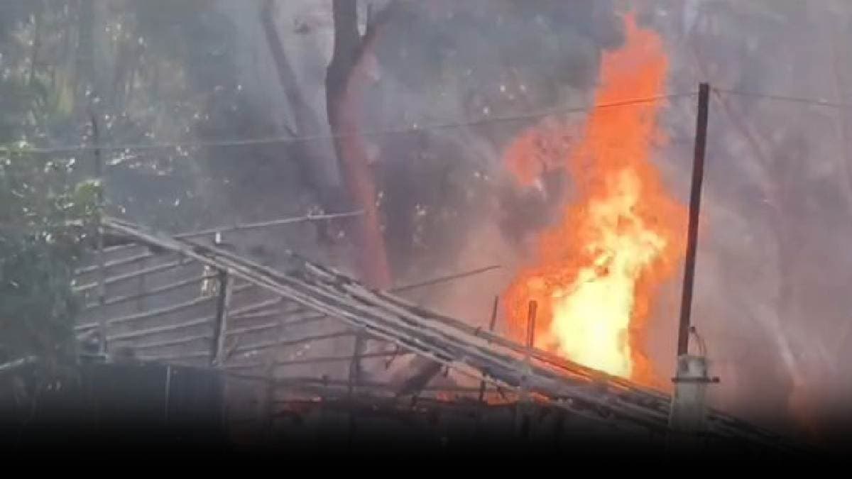उत्तर 24 परगना के गैस गोदाम में लगी भीषण आग, कई मजदूर फंसे; इस वजह से हुआ हादसा