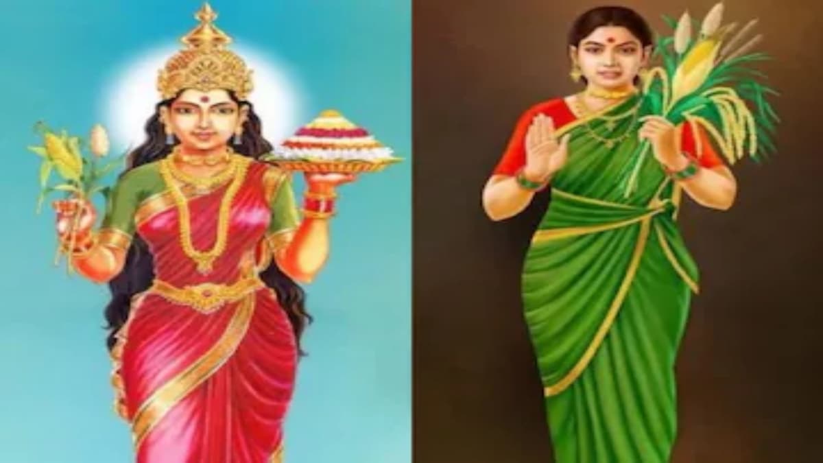 row on Telangana Thalli Statue