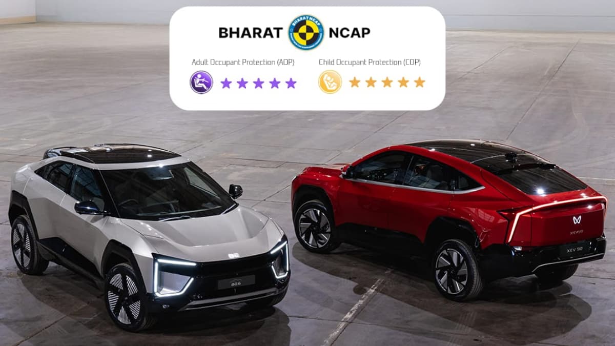 Mahindra BE 6 और XEV 9e बनी सबसे सेफ इलेक्ट्रिक SUV, क्रेश टेस्ट में मिले पूरे नंबर