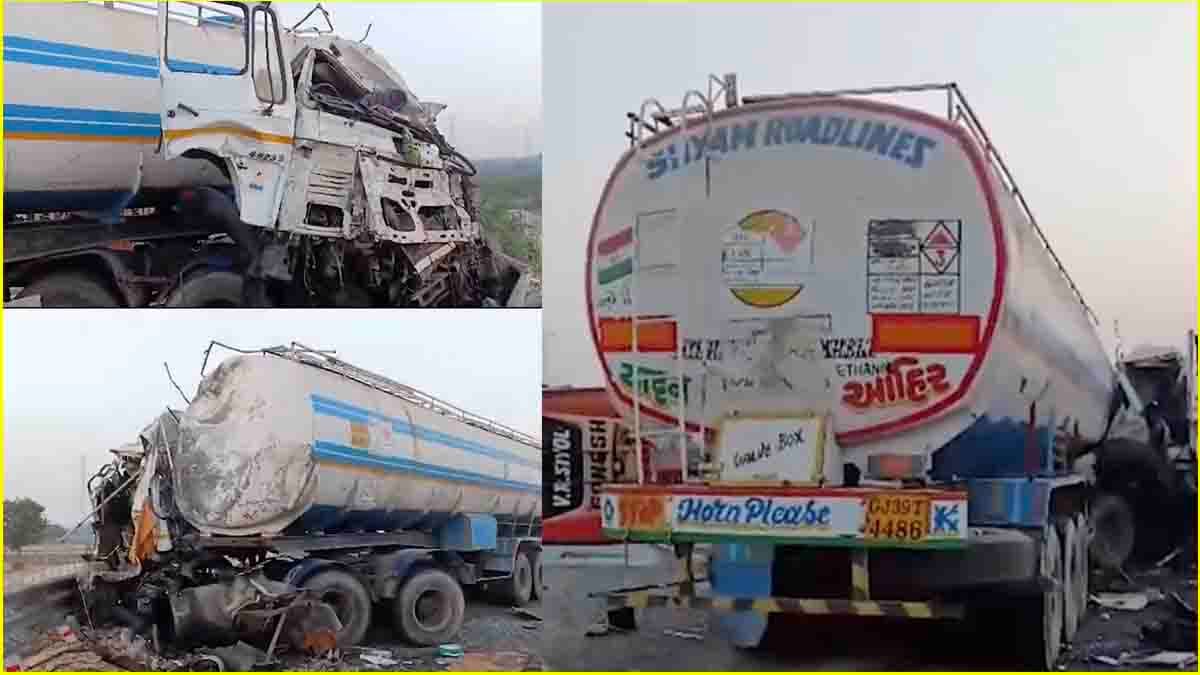 गुजरात में बड़ा हादसा, टैंकर और लग्जरी बस की टक्कर में 3 लोगों की मौत; 20 घायल