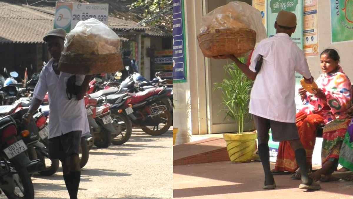 दो वक्त की रोटी के लिए रोजाना 40 किमी पैदल, मिलें ओडिशा के 'पापड़ मैन' से