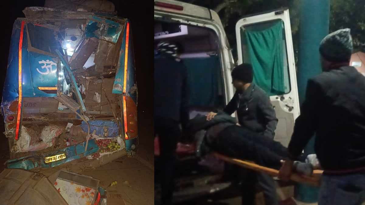 Raod Accident yamuna Expresswat (1)