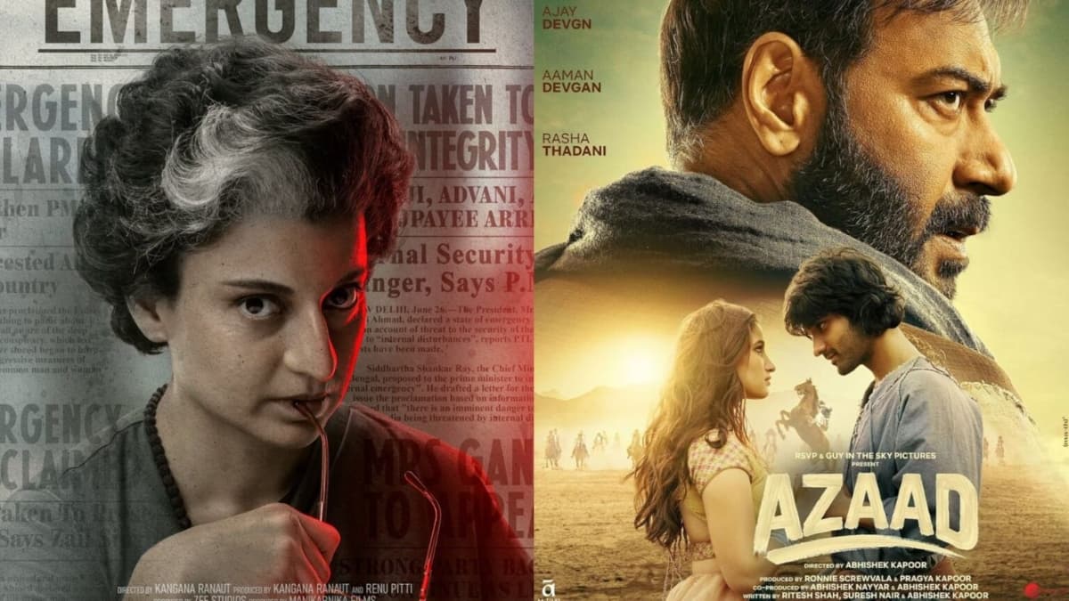 Box Office Collection: Emergency और Azaad की कैसी रही ओपनिंग, कमाई में कौन आगे?