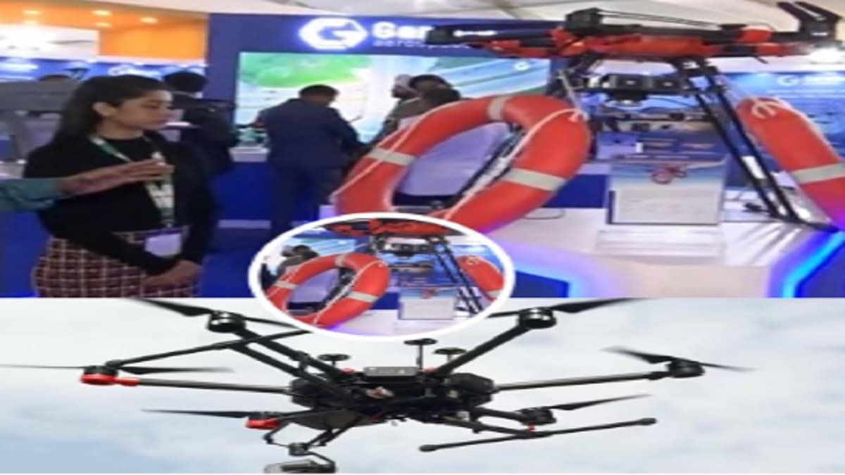 Aero India 2025: डूब रहे सैनिकों को बचाएगा ये खास ड्रोन, जानें इसकी खासियत