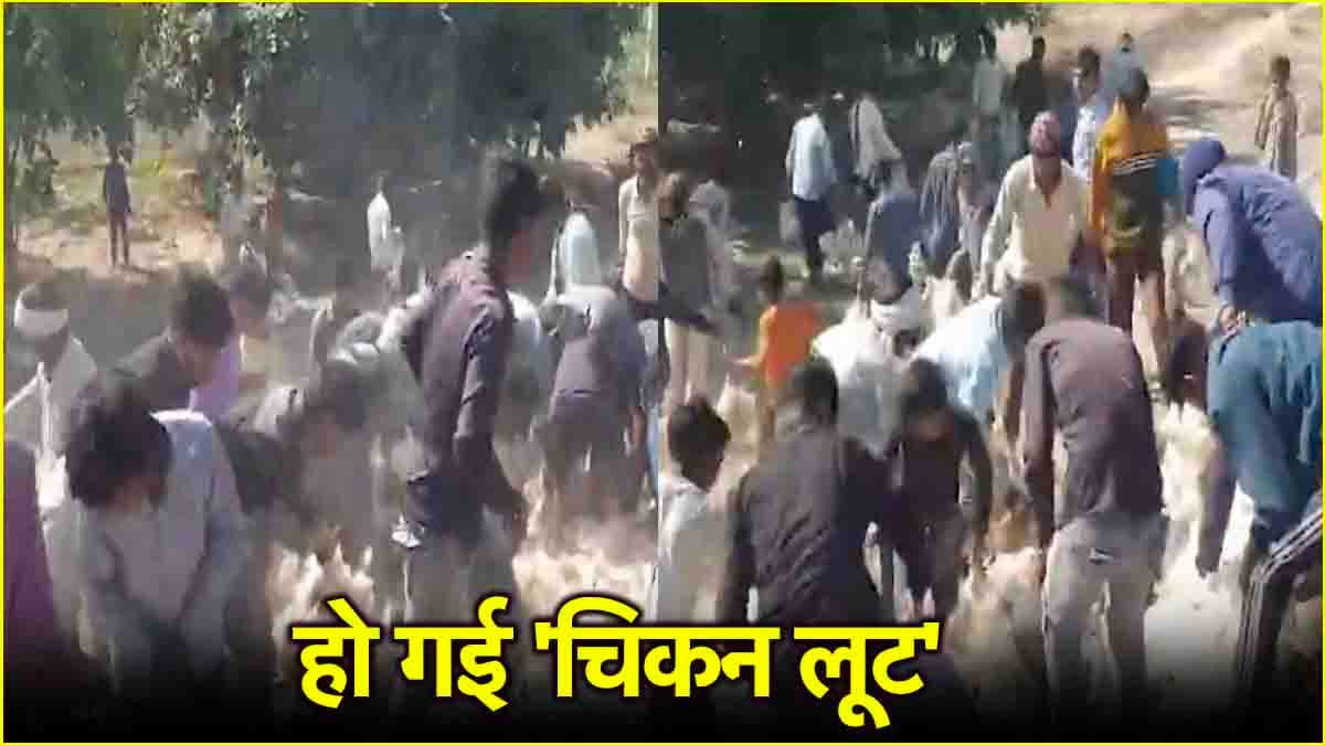ड्राइवर की 'झपकी' से पलटा ट्रक... लोगों की हो गई मौज, सोशल मीडिया पर वायरल हुआ Video