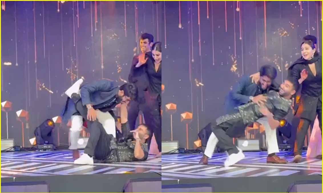 दोस्त की संगीत सेरेमनी में डांस करते हुए गिरे Orry, हंसते-हंसते लोट-पोट हुए फैंस, देखें वीडियो
