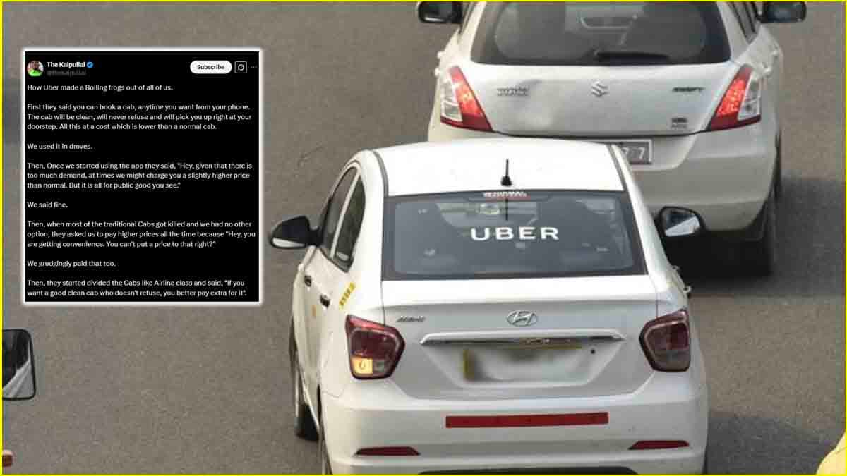 Uber की सर्विस से नाराज यूजर ने X पर निकाली भड़ास, वायरल हुआ पोस्ट