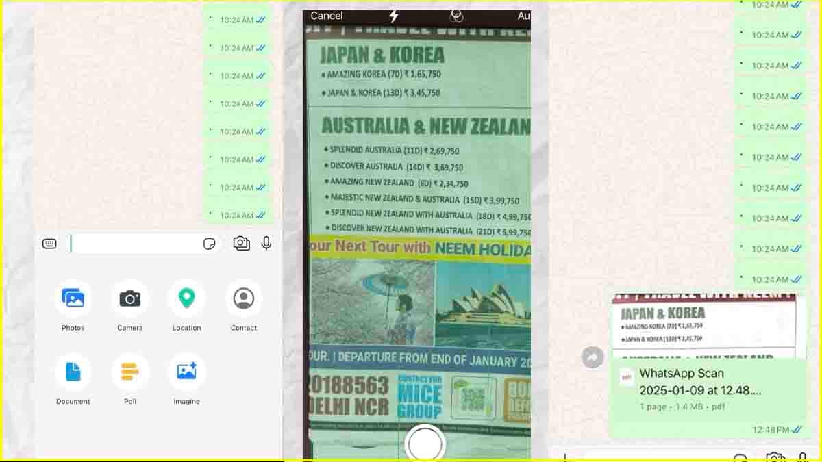 100 में से 80 लोग नहीं जानते Whatsapp की ये ट्रिक, इस तरह भेजें डॉक्यूमेंट; नहीं होंगे ब्लर    