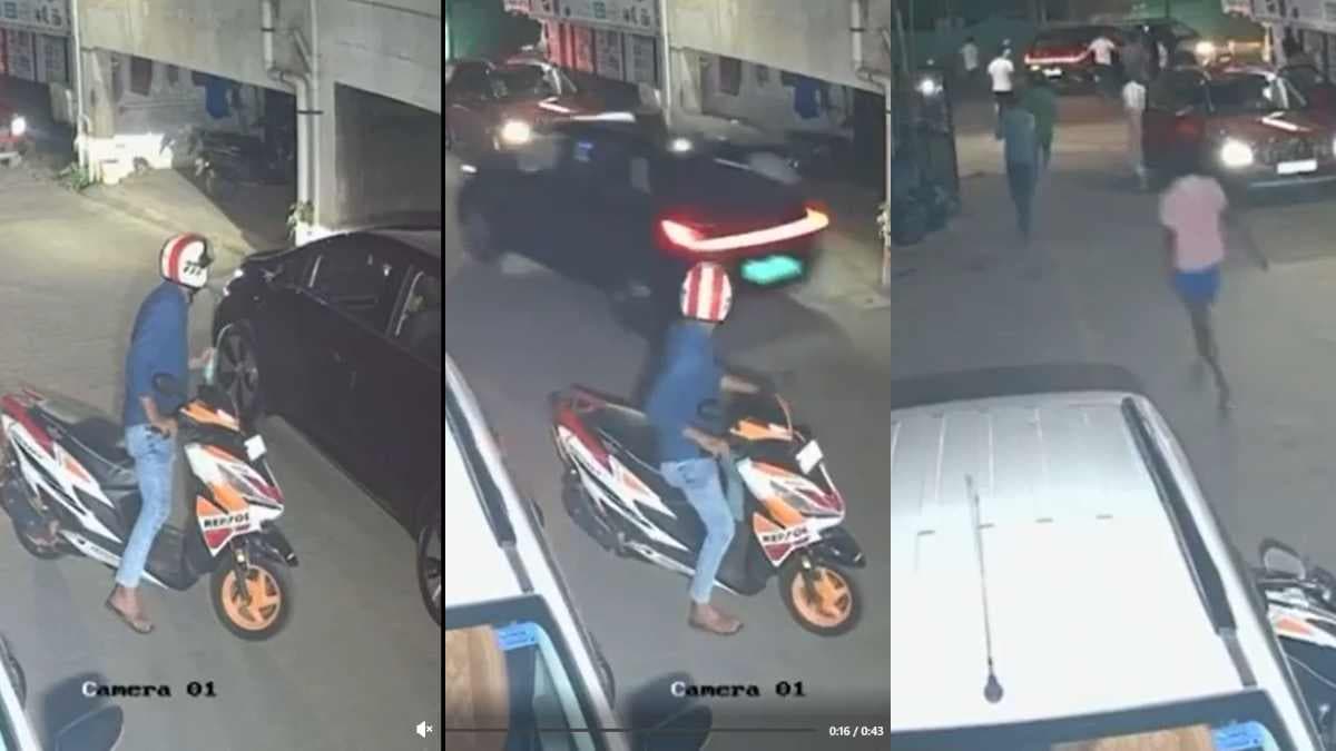 गैराज में खड़ी MG Windsor की हुई भीषण टक्कर, सोशल मीडिया पर वीडियो वायरल