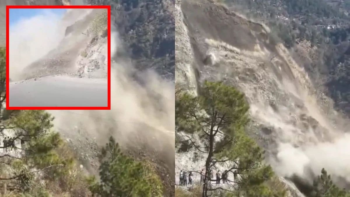 Himachal Pradesh News: Chamba में भारी भूस्खलन, गिरा पहाड़ का एक हिस्सा; ट्रैफिक ठप