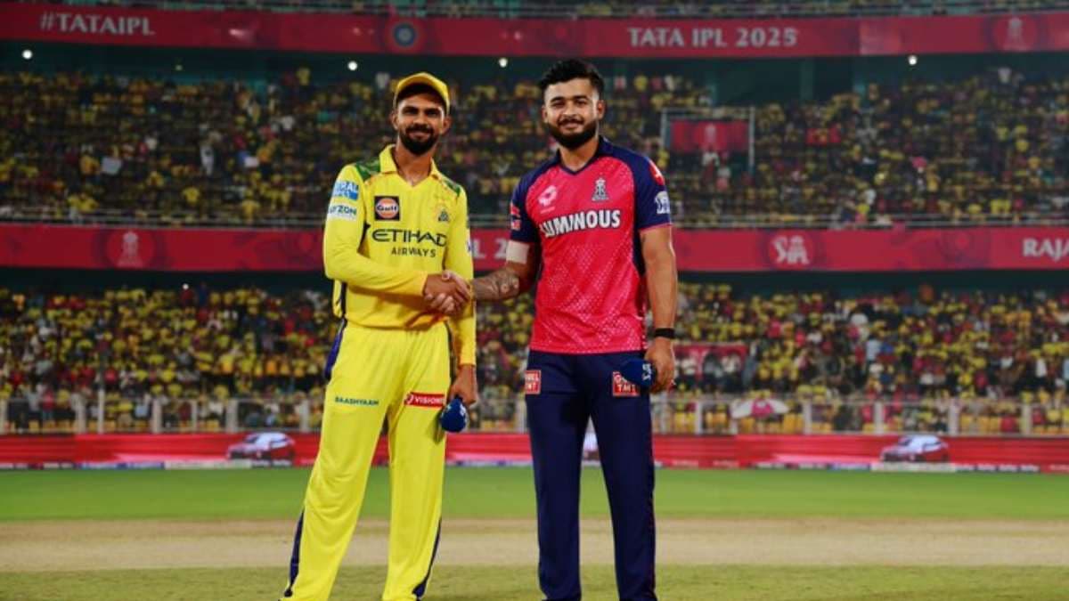 RR vs CSK: सीएसके ने जीता टॉस, 2 स्टार खिलाड़ी का कटा पत्ता, देखें दोनों टीमों की प्लेइंग 11