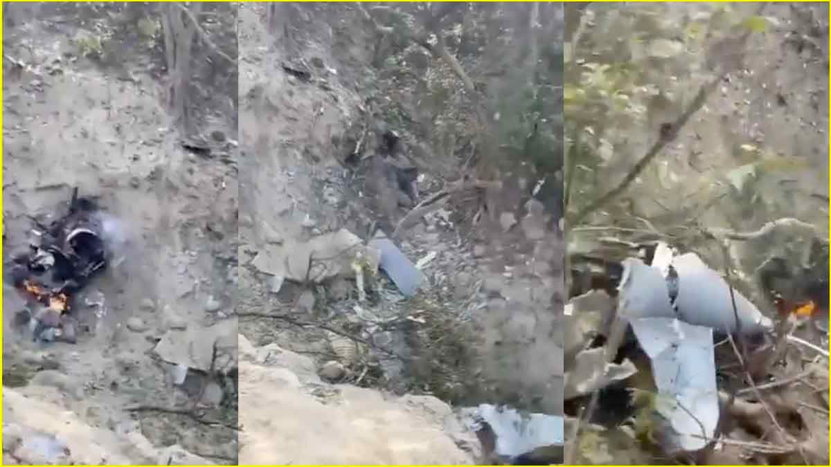 पंचकूला के पास वायुसेना का लड़ाकू विमान क्रैश, अंबाला एयरबेस से भरी थी उड़ान, सामने आया Video