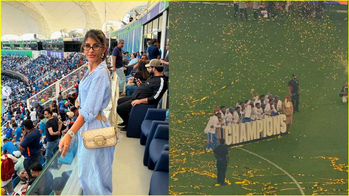 Champions Trophy 2025 के फाइनल से Jasmin Walia ने शेयर कीं फोटोज, तो यूजर्स ने यूं किया रिएक्ट