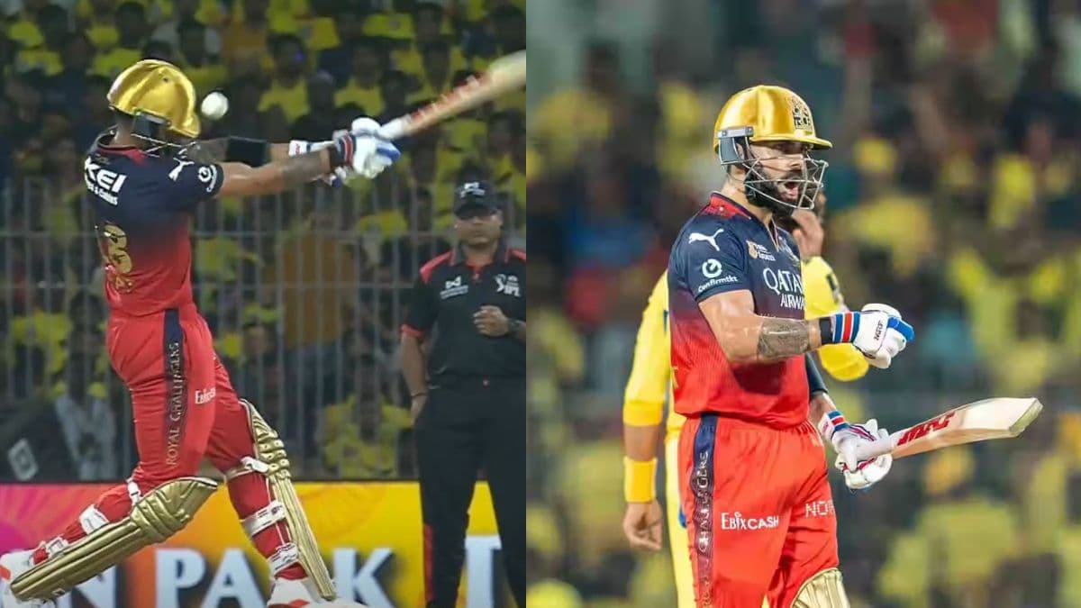 CSK vs RCB: बाउंसर से किया हमला, खौल उठा किंग कोहली का खून, अगली गेंद पर ही दिया करारा जवाब