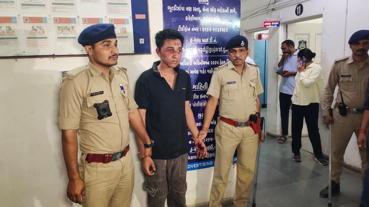 वडोदरा से दिल दहलाने वाला वीडियो, देखें नशे में कैसे लोगों को कुचलता गया चालक