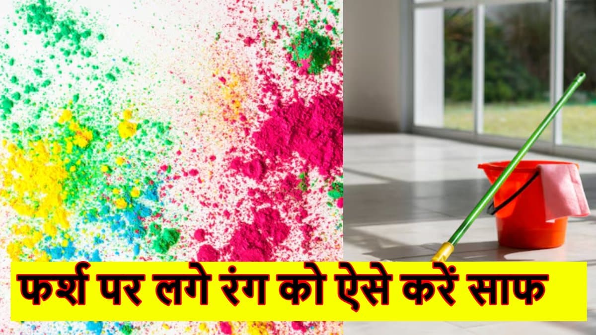 Post Holi Tips: होली के रंग से घर हो गया है गंदा और रंगीन?  इस तरीके से चुटकियों में करें क्लीन