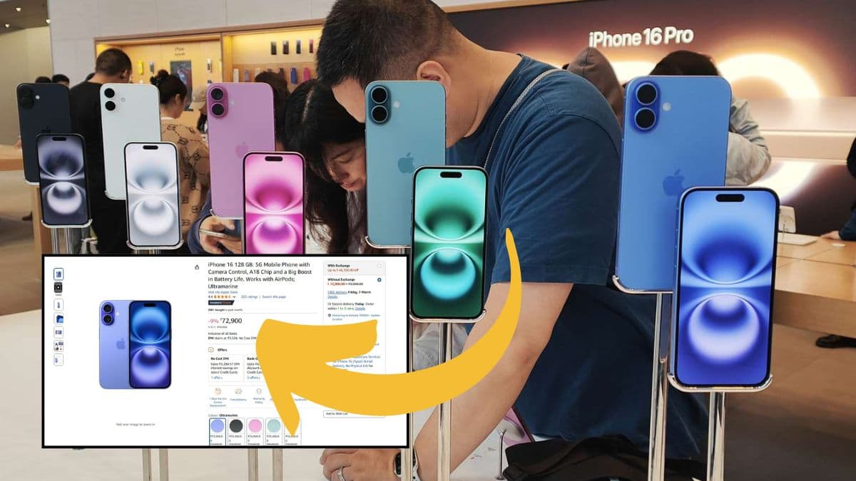 Amazon दे रहा iPhone 16 पर 11 हजार का Discount! खरीदने से पहले चेक करें Deal