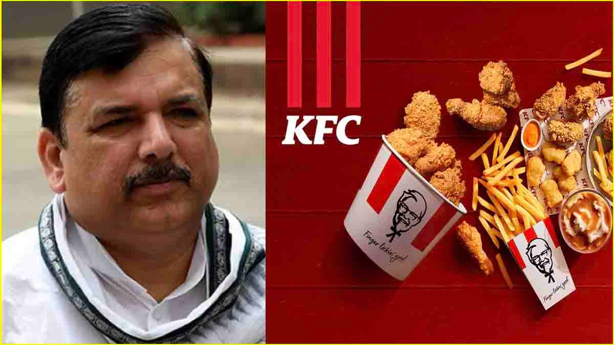 दिल्ली में मीट की दुकानों पर सियासत गरमाई, संजय सिंह बोले- 'हिम्मत हैं तो केएफसी बंद कराएं'