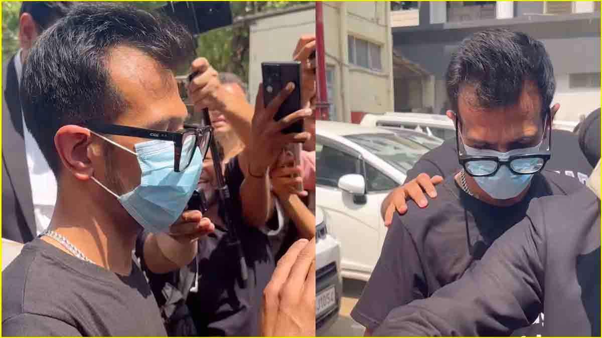 तलाक के बाद कोर्ट के बाहर नजर आए युजवेंद्र चहल, मास्क से छिपाया चेहरा, यूजर्स ने यूं किया रिएक्ट