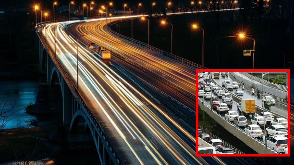 6 lane flyover in delhi