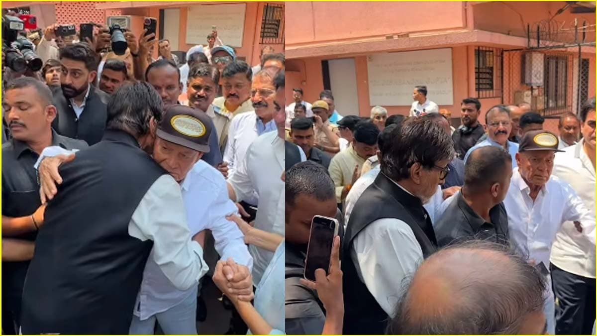सलमान खान के पिता का सहारा बने अमिताभ बच्चन, मनोज कुमार के अंतिम संस्कार से वायरल वीडियो