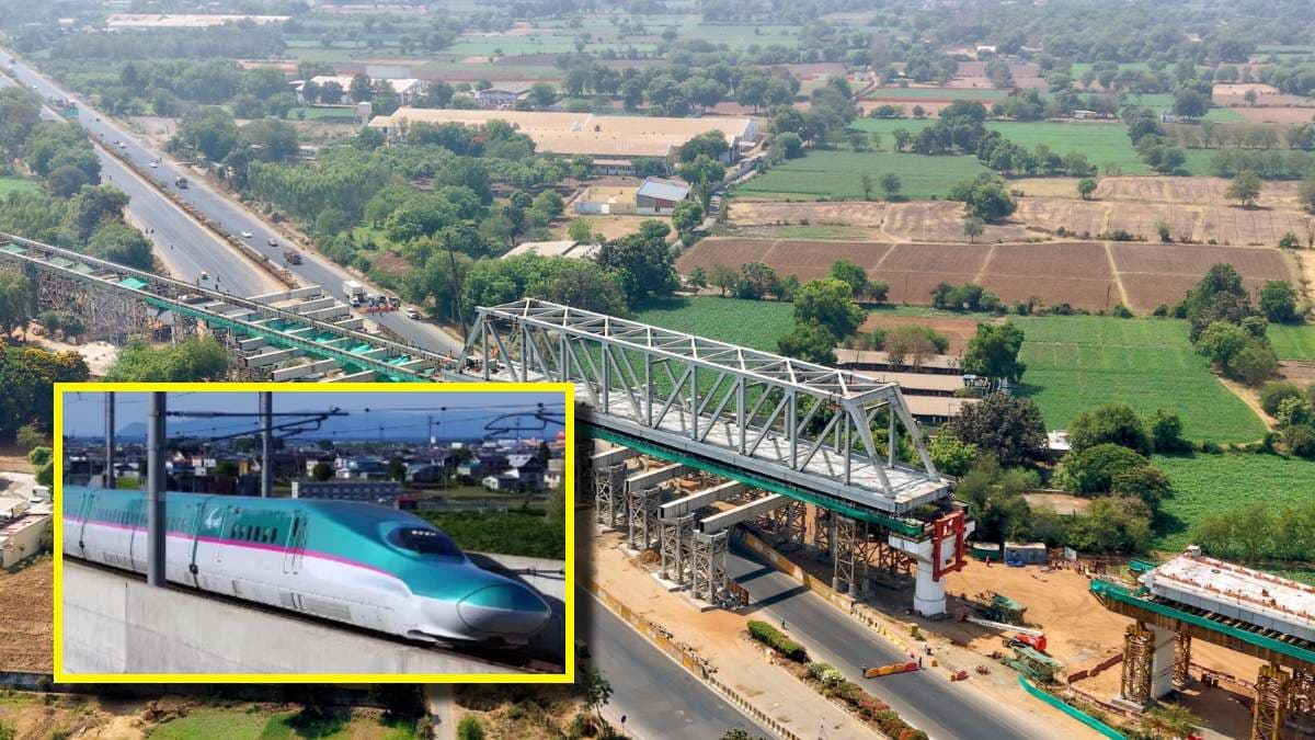 बुलेट ट्रेन प्रोजेक्ट को लेकर नया अपडेट; दिल्ली, मुंबई और चेन्नई को जोड़ने वाली सड़क बना स्टील ब्रिज