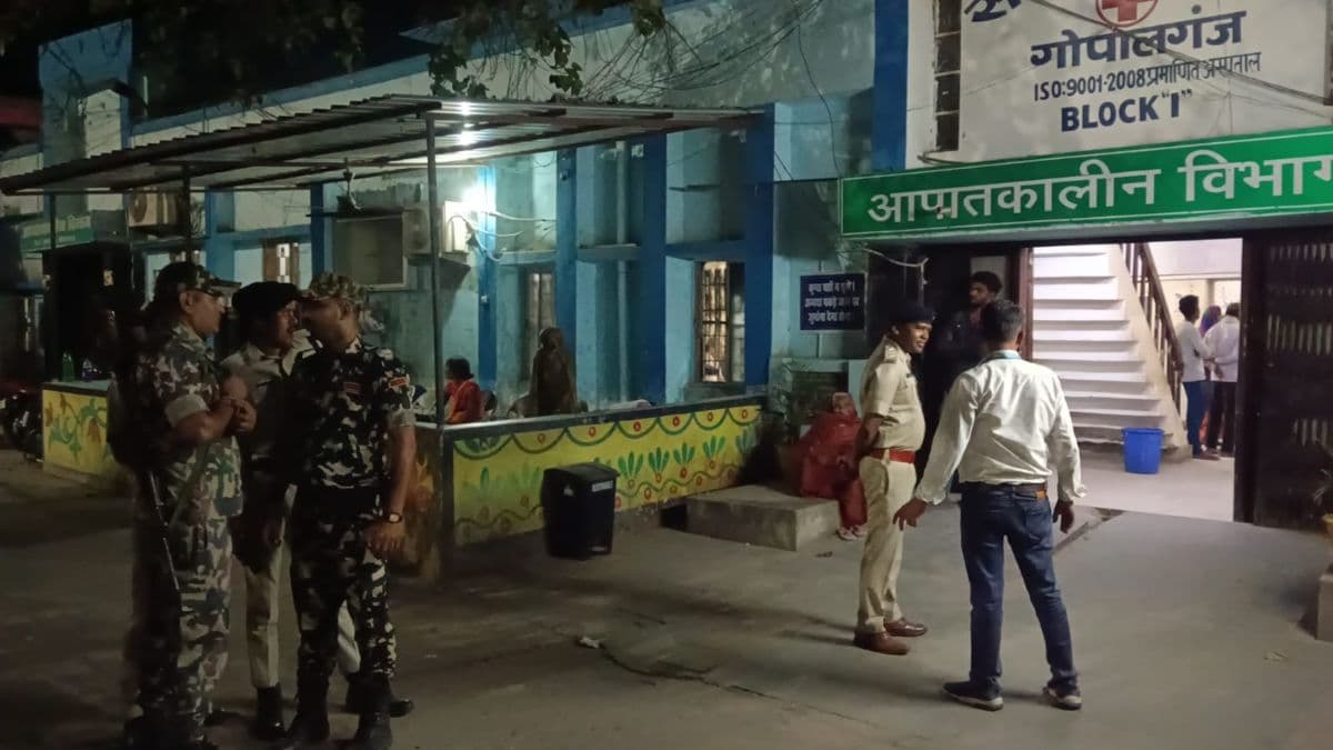 गोपालगंज में अपराधियों और  पुलिस के बीच मुठभेड़, चार बदमाशों को लगी गोली